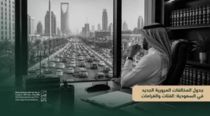 جدول المخالفات المرورية الجديد في السعودية