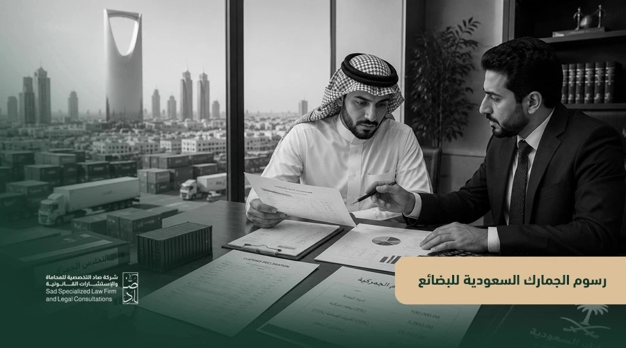 رسوم الجمارك السعودية للبضائع